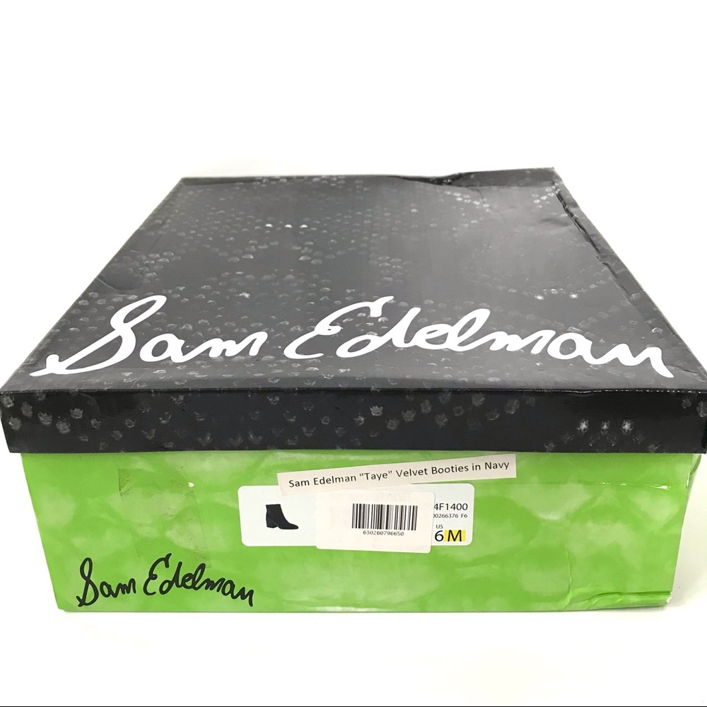 Sam Edelman Taye Velvet Ankle Boots - Picture 13 of 16